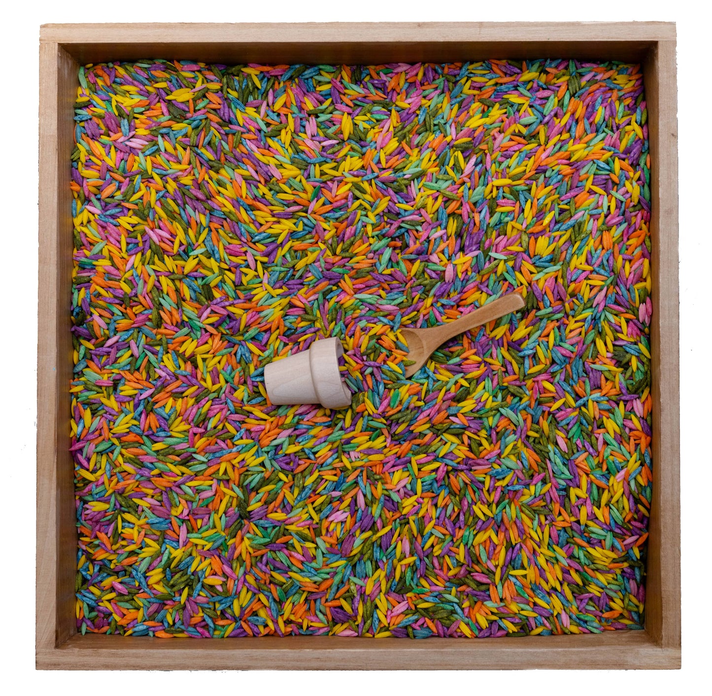 Pastel Rainbow Sensory Bin Filler