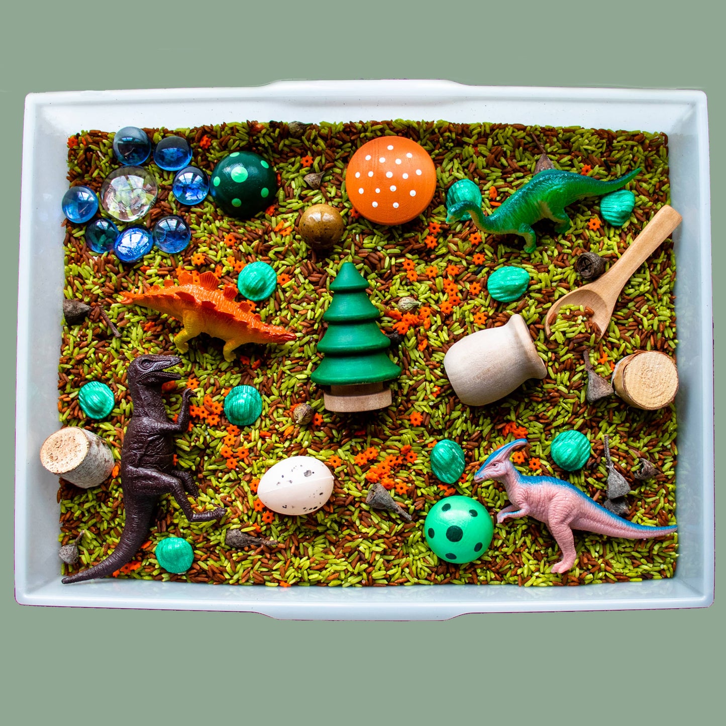 Dinosaur Sensory Bin