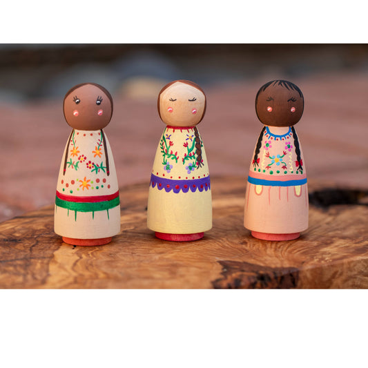 Four Season Peg Dolls – Open Ended Toys