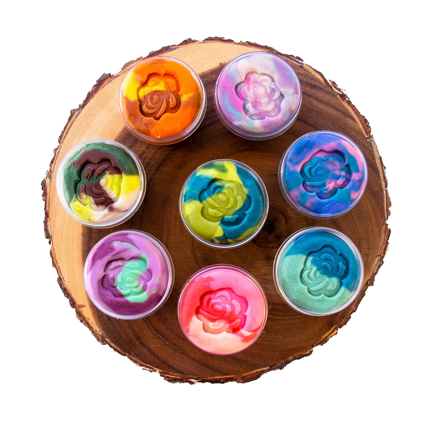Play Dough Jar Swirl