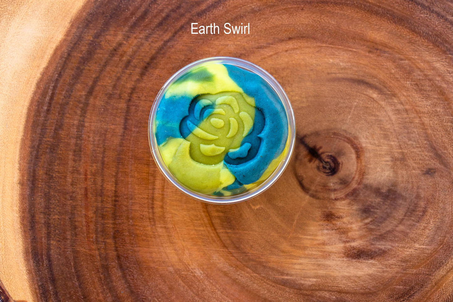 Play Dough Jar Swirl