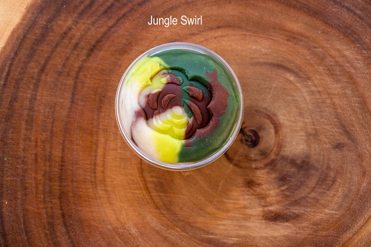 Play Dough Jar Swirl