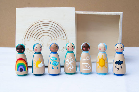 Peg dolls painted, waldorf peg dolls, peg dolls etsy, peg dolls ideas, wooden peg dolls, grimms peg dolls, large peg dolls, rainbow peg dolls, etsy peg dolls, peg wooden dolls, open ended toys, Montessori open ended toys, minimalist open ended toys, wooden open ended toys, open ended toys for 5 year olds, open ended toys for 3 year olds, best waldorf toys, waldorf toys for 3 year old, wooden waldorf toys, imaginative play toys, , imaginative play toys for 5 year olds, wooden imaginative play toys