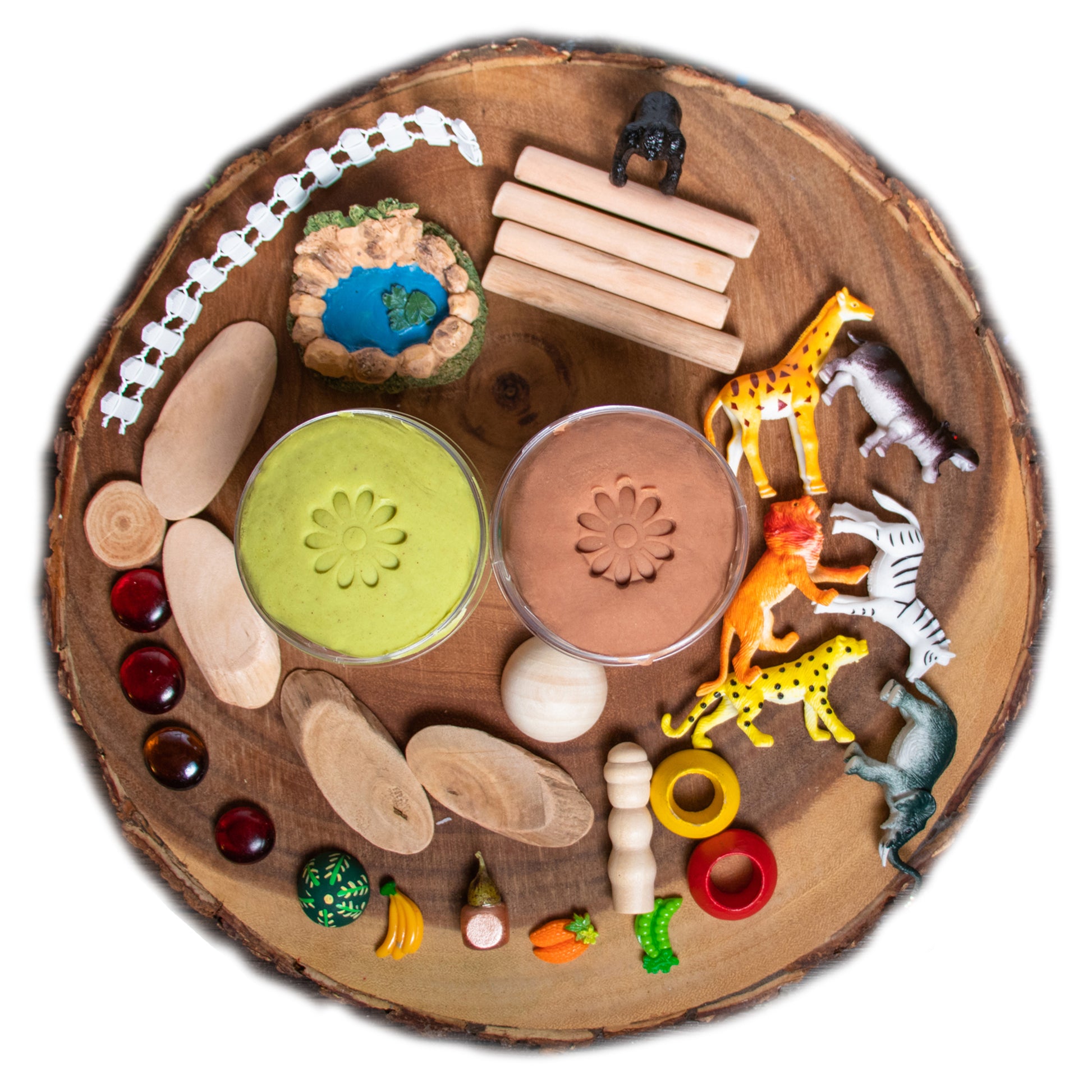 Safari Play Dough Kit  Zoo Play Dough Kit – Open Ended Toys